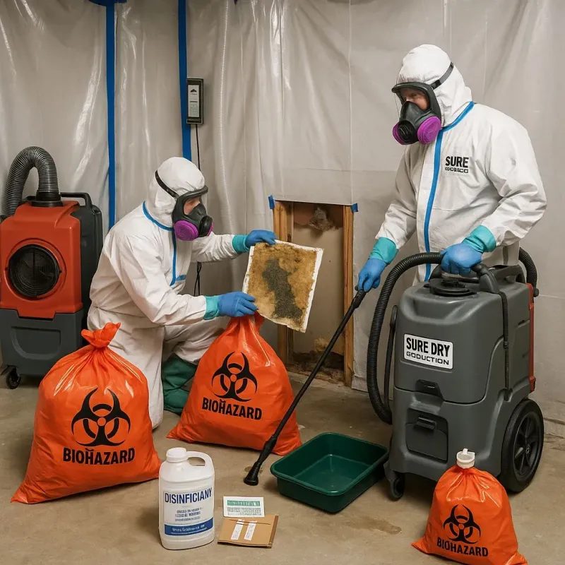 Contaminated Water Handling Protocols process in Plain City, OH