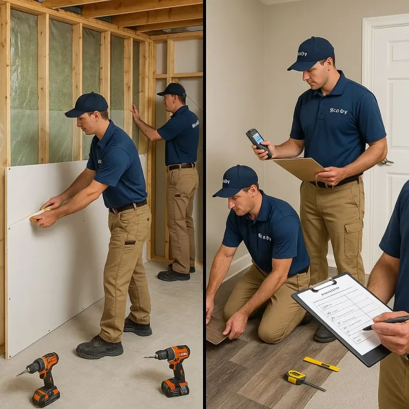 Repairs and Reconstruction process in Plain City, OH